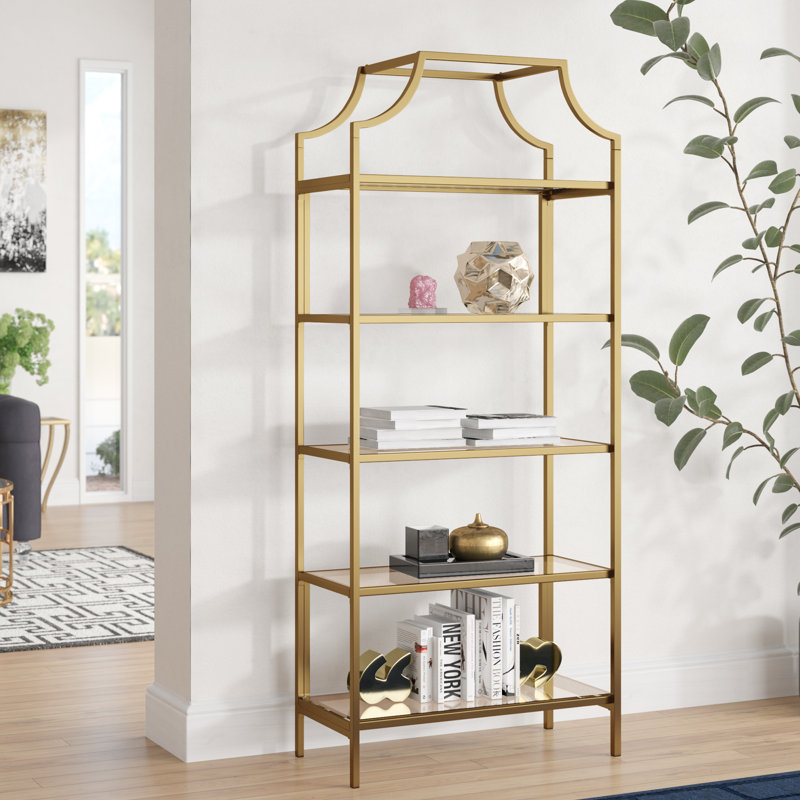 Mistana Damon Etagere Bookcase & Reviews Wayfair